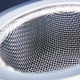 thumbnail image 4 of Stainless Steel Bathroom Shower Hair Filter Catcher Drain Cover Kitchen Sink Plug Strainer Hole Cover (Pack of 2), 4 of 5