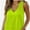 Lime green, variant on Tank Tops for Women Casual V Neck Basic Cami Camisoles