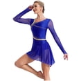 thumbnail image 3 of MSemis Chaussures de Danse Patineuse en Maille avec Strass pour Femmes, Bleu m, 3 of 7