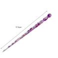 thumbnail image 6 of Huanledash Twist Shape Exquisite Elegant Simple Hair Stick Vintage Chinese Style Acetate Sheet Hair Chopstick Hair Accessories, 6 of 8