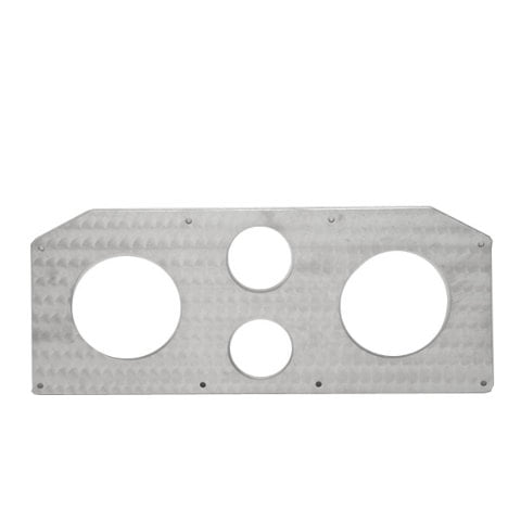 Larson Boat Blank Gauge Panel 2262-1303 | Aluminum 15 x 6 Inch