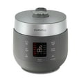 thumbnail image 1 of CUCKOO CRP-ST1009FG Cuiseur et Réchaud à Riz à Double Pression de 10 Tasses (Non Cuit) / 20 Tasses (Cuit) avec Casserole Intérieure Antiadhésive, 16 Modes de Menu, Guide Vocal à 3 Voix, Nettoyage Automatique (Gris), 1 of 9