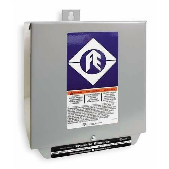 Franklin Electric 3 HP, 230V, 1 PHASE Submersible Water Pump Control Box, 2823028110