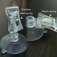 thumbnail image 6 of 8Pcs Suction Cup Clip Holders Clear Solution Portable for Household Use Bathroom Window Display Organization, 6 of 8