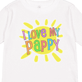 thumbnail image 4 of Inktastic I Love My Pappy- Sun and Rainbow Letters Boys or Girls Long Sleeve Toddler T-Shirt, 4 of 5