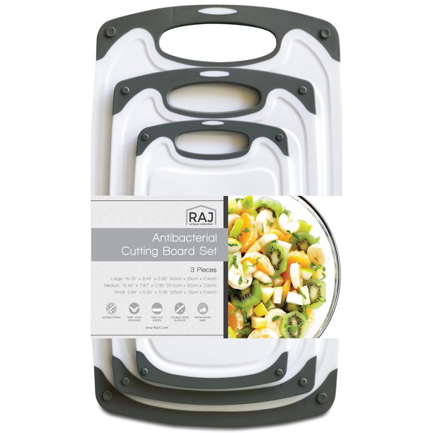 Raj Plastic Cutting Board Reversible Cutting board, Dishwasher Safe