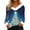 X-Multicolor, variant on LEBONYARD Women's Trendy Plush Collar Cuff V-Neck Chic Christmas Tree Printed Pullover Top Casual Long Sleeved Loose Fit Warm Ladies Christmas Top