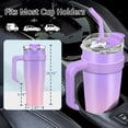 thumbnail image 4 of JOUALY 40OZ Tumbler with Handle and Straw Lid, Insulated Stainless Steel Water Bottles, Leak-Proof Coffee Travel Mug, Double Walled Tumblers Fits in Car Cupholder Friendly, 4 of 7