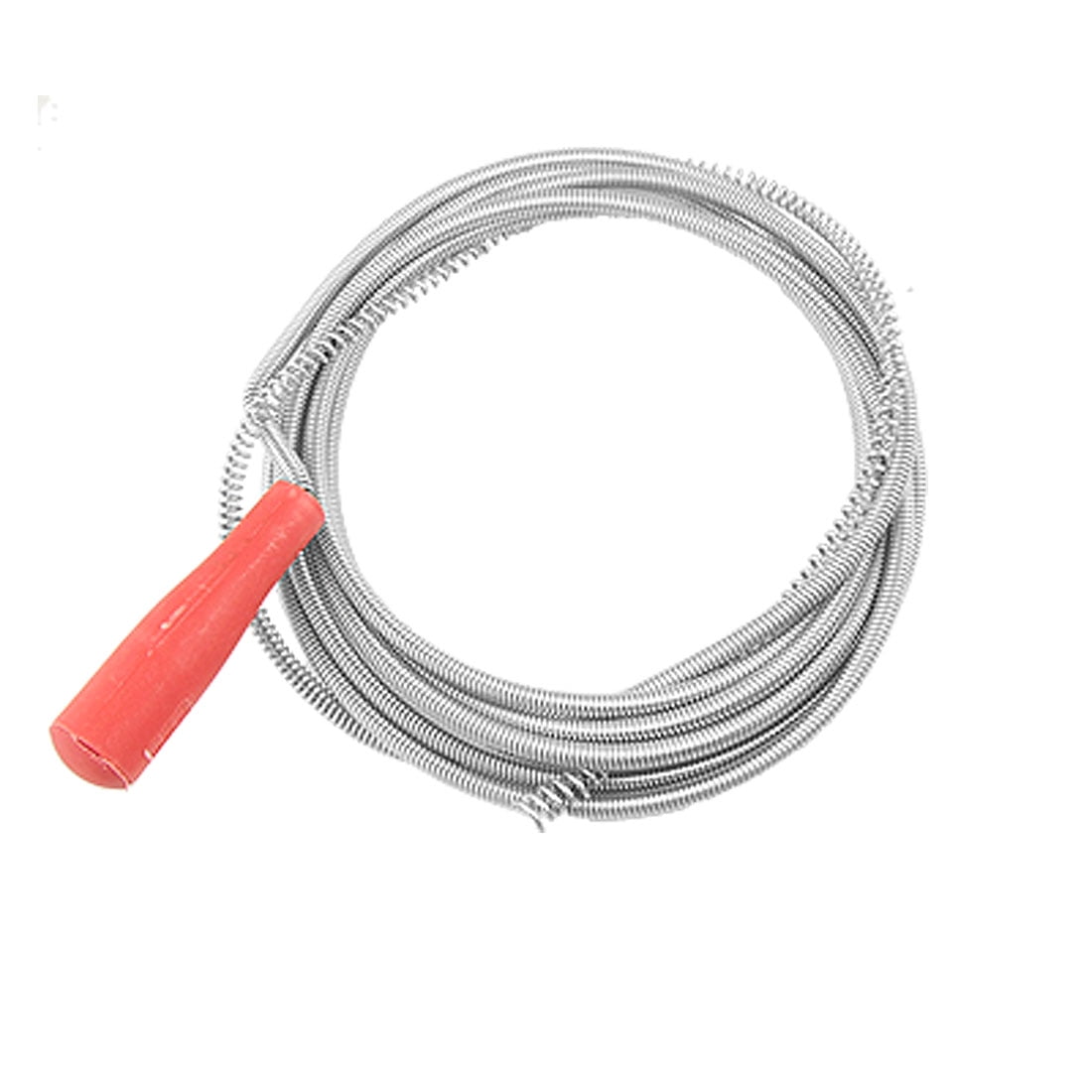 Red Plastic Handle Blocked Waste Pipe Cleaner Tool 2.5M Walmart Canada