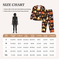 thumbnail image 6 of Kll Construction Truck Print Women'S Long Sleeve Pajamas With Pants Sleepwear Loungewear 2 Set-Medium, 6 of 9