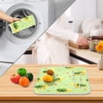 thumbnail image 6 of Heart Raspberry Flower Drying Dish Mat Quick Drying Absorbent Soft Durable for Kitchen 16" x 18", 6 of 10