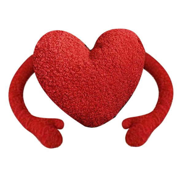 Almohada de Corazón Rojo, Almohada de Almohada de Corazón Linda Amigable Para El Dormitorio