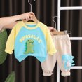 thumbnail image 2 of UAYOTSE Unisex Baby Cute Print Sweatshirt Pants Set Kids 3 6 12 18 Months 2T 3T 4T 5T 6T Fit Spring Winter Outfit Size 18-24 Months, 2 of 9