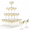 Clear-30, variant on 48 Pack Pink Champagne Glasses Tower 7 Oz Plastic Coupe With Rim Stackable Martini Glstemmed For Weddings Birthday Party Bar Hosti