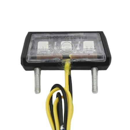 

Lacyie 2021 Motorcycle License Plate LED light 12V Plastic Waterproof