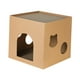 thumbnail image 5 of Caja para gatos Jinwen Cama para gatos Accesorios con rascadores Cartón Marrón L, 5 of 8