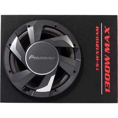 Pioneer TS-WX1210AM 12” 1300 Max Power Built-in Amplifier Active Ported Pre-Loaded Enclosure Subwoofer