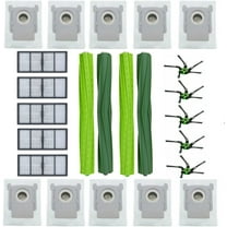 22 Pack Replacement Parts For iRobot Roomba s9 (9150) s9  s9 Plus (9550) S Series Wi-Fi Connected Robot Vacuum Cleaner, 2 Pairs Roller Brushes   5 HEPA Filters   5 Side Brushes   10 Dust Bags