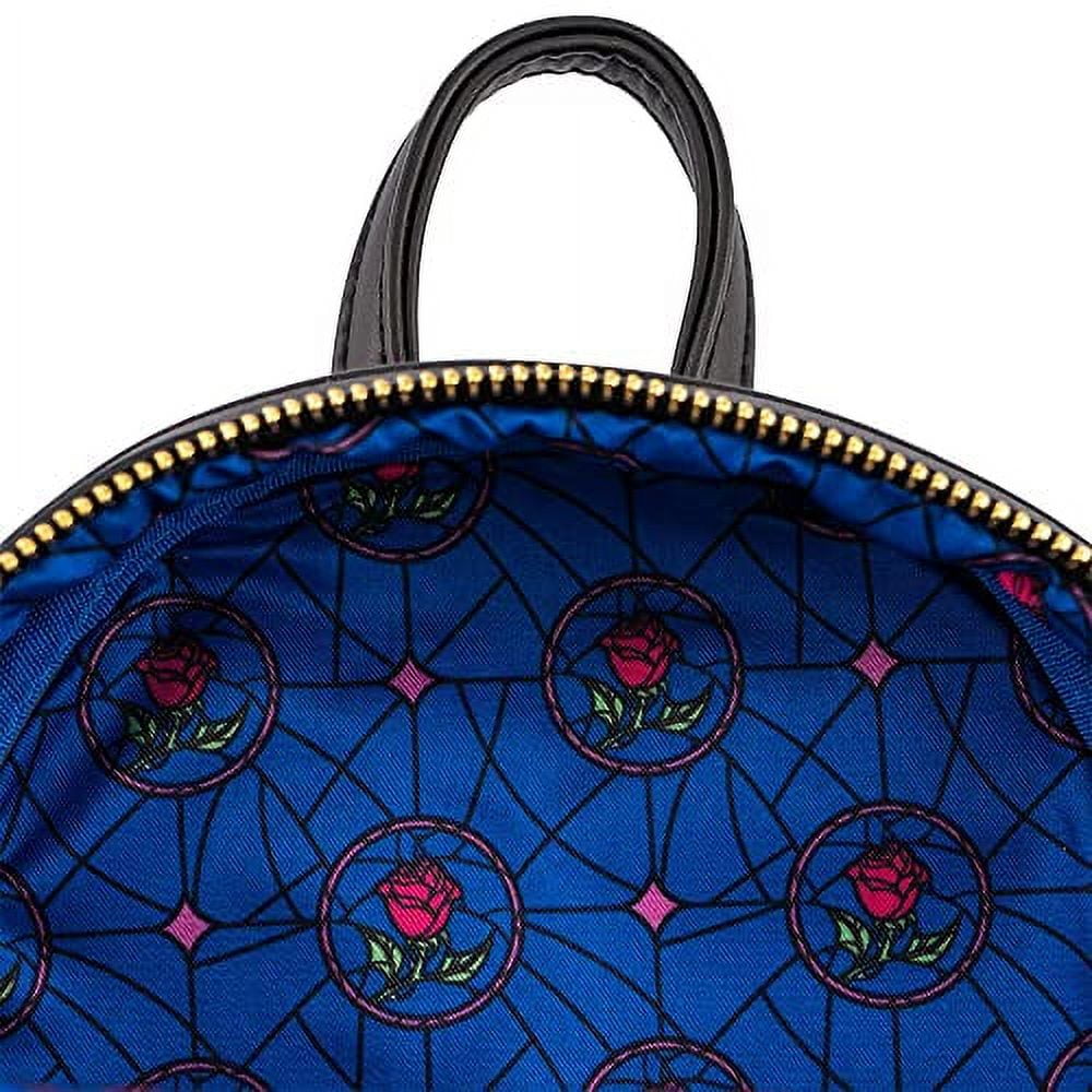 Loungefly Disney Princess Castle Series Belle Womens Double Strap Shoulder Bag Purse