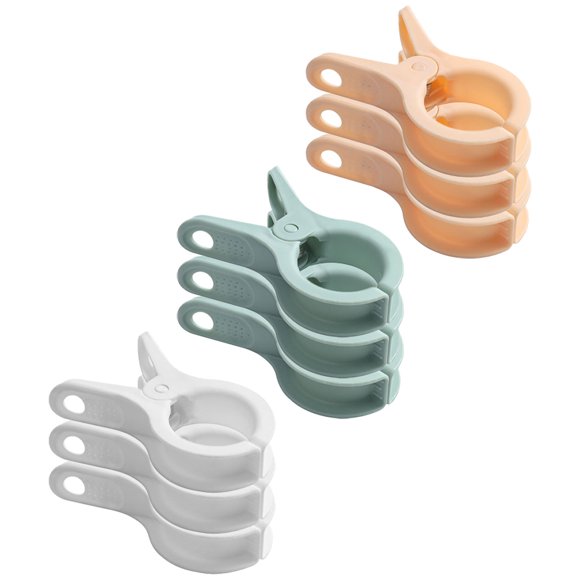 IDEANATEGRATE 9Ud Pinzas Plásticas Resistentes Para Colchas Y Toallas Con Fuerte Sujeción Y Uso En Hogar