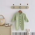 thumbnail image 2 of Coerni New born Baby Long Sleeved Plush Knitted Sweater Crawling Suit Baby Boys Girls Cute Warm Knitwear Fall Winter Clothes, 2 of 6