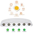 thumbnail image 3 of Aplique de pared LED resistente al agua IP65, lámpara moderna de color blanco cálido con iluminación hacia arriba y hacia abajo para uso en interiores y exteriores, ideal para sala de, 3 of 7