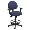 OFM 24-Hour Task Drafting Chair with Arms and Drafting Kit in Blue