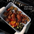 thumbnail image 6 of Baking Pan Set Carbon Steel Blue & Grey 3-Piece, 6 of 8