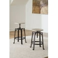 thumbnail image 2 of Signature Design by Ashley Furniture Karisslyn Swivel Stool (2/CN), Whitewash/Black, 2 of 6