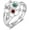 3 stone -1, variant on Personalized Rings for Mothers with 1/2/3/4/5/6 Birthstones Sterling Silver Name Ring for Women Custom Family Rings Anniversary Rings for Mom Grandmother