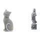 thumbnail image 1 of Estatua De Gato, Figura Decorativa De Resina, Adorno Coleccionable De Escritorio, Escultura Animal Para Entrada, Estantería, Sala De Estar, Dormitorio, Estatua De Guan Yin, Adorno De Piedra, 1 of 8