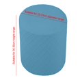 thumbnail image 7 of Stretch Ottoman Cover, Round Thick Polyester Ottoman Slipcovers for Living Room Foot Stool Stretch Cover to .66-12.99inch Diameter, 7 of 7