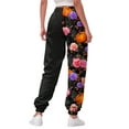 thumbnail image 7 of adviicd Women's Novelty Halloween Pants | Baggy Comfy Sweatpants for Spooky Season (Purple, L), 7 of 7
