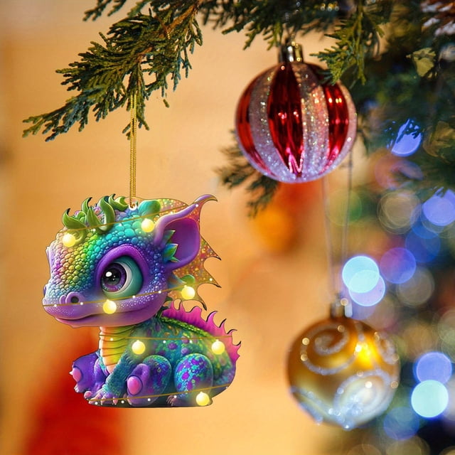 Hangs Adorable Flying Baby Christmas Ornament Unique Shape Design Enhancing Holiday Atmosphere