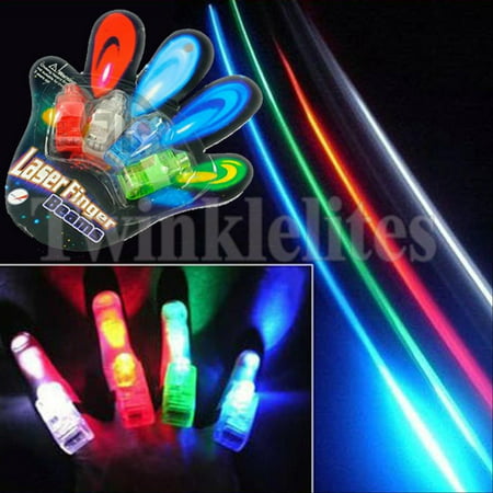 48 Finger Lights Beams Lamps Party Favors Laser Light Up Kids Gifts Glow