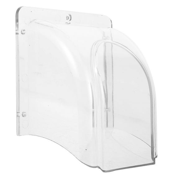 Acrylic Doorbell Rain Cover Protector for Door Access Control, Attendance Machines, and Doorbells – Durable, Easy Installation, Weather Resistant