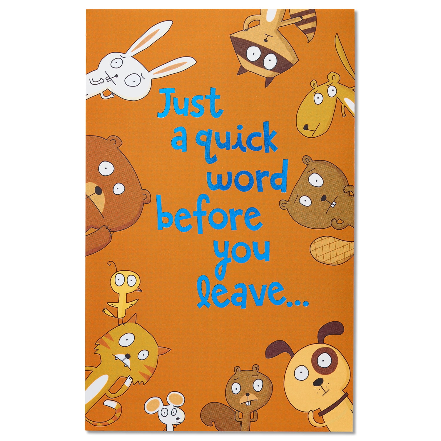 Details about  / Encouragement Smile Animal Thanks American Greetings Dog Card Funny Humorous