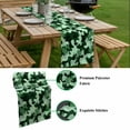 thumbnail image 5 of Green Ombre Table Runner - 108 Inch Long, Kitchen Dining Table Runner Dresser Scarves, Modern Simple Gradient Abstract Texture Farmhouse Decor for Coffee Tables Wedding Party Banquet, 5 of 8