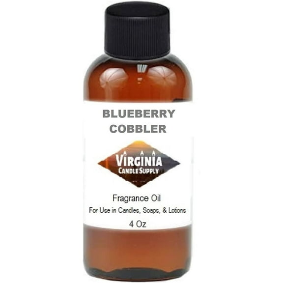 Blueberry Cobbler Fragrance Oil 4 oz Bottle for Candle Making, Soap Making, Tart Making, Room Sprays, Lotions, Car Fresheners, Slime, Bath Bombs, Warmers