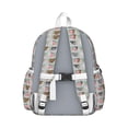 thumbnail image 3 of Cute Pitbull Terriers Dog and Flower Backpack for School,Cute School Bag,Schoolbag with Adjustable Shoulder Straps & Padded Back,13.4"x11"x4.7", 3 of 6