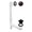 Oil Rubbed Bronze, variant on Westbrass 594244-01 14" White Poly Bath Overflow Assembly with Twist & Close Drain and 2-Hole Faceplate, Polished Brass