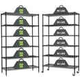 thumbnail image 4 of 6-Tier Storage Shelves NSF Certified Wire Shelving Unit with Wheels Heavy Duty Metal Shelves Adjustable Steel Shelving 2100Lbs Capacity for Closet Pantry Basement- (18"x48"x82", Black), 4 of 9