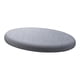 thumbnail image 5 of Cojín de asiento redondo, cómodo y con cremallera, universal para cuatro estaciones. Gris claro 30cm, 5 of 9