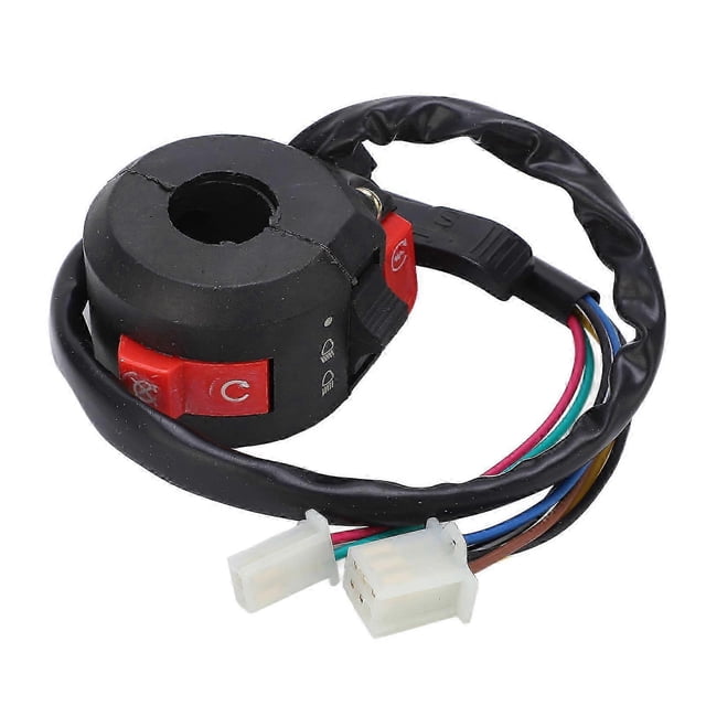 Interruptor de luz de arranque y parada de 7 cables, 22 mm, para manillar izquierdo, palanca de estrangulación para PIT PRO Trail Dirt Quad Bike ATV p20241126141