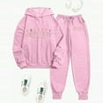 thumbnail image 2 of Sweat Sets for Women Two Piece Hoodie Sweatshirt Jogger Pants Lounge Sets Fall Outfits Vacation Outfits, 2 of 7