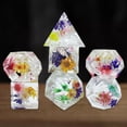 thumbnail image 4 of Juego de Dados poliédricos Zulema 7 piezas DND Claro, 4 of 8