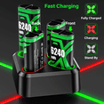 thumbnail image 6 of Rechargeable Xbox Controller Battery Pack for Xbox one/Xbox One S/Xbox X/Xbox Elite/Xbox Series X|S, 4x6240mWh Batteries Pack for Xbox Accessories Kits, Xbox 360 Console,Xbox Controller Battery Pack, 6 of 7