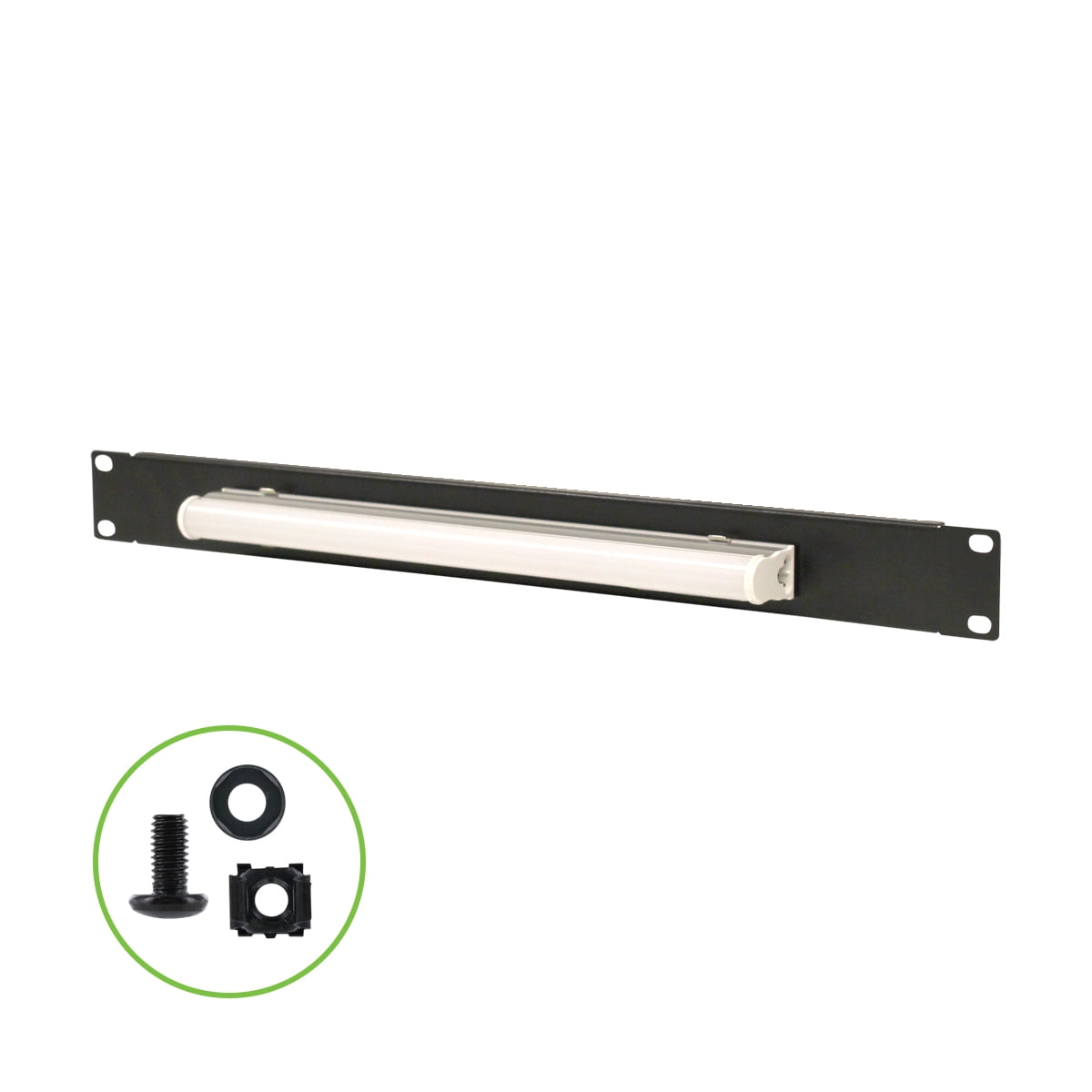 NavePoint 1U Steel Panel Light for standard 19 Inch Server Cabinet Rack  Lighting Panel Black - Walmart.com