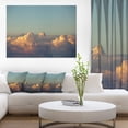 thumbnail image 1 of Orange Clouds Colorful Sunset in Sky - Extra Large Wall Art Landscape, 1 of 3