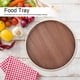 thumbnail image 5 of Japanese Style Round Wooden Food Fruit Serving Tray Service Plate for Home Kitchen Hotel Use27cm, 5 of 5